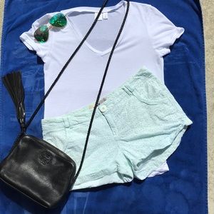 Classic white v-neck t-shirt